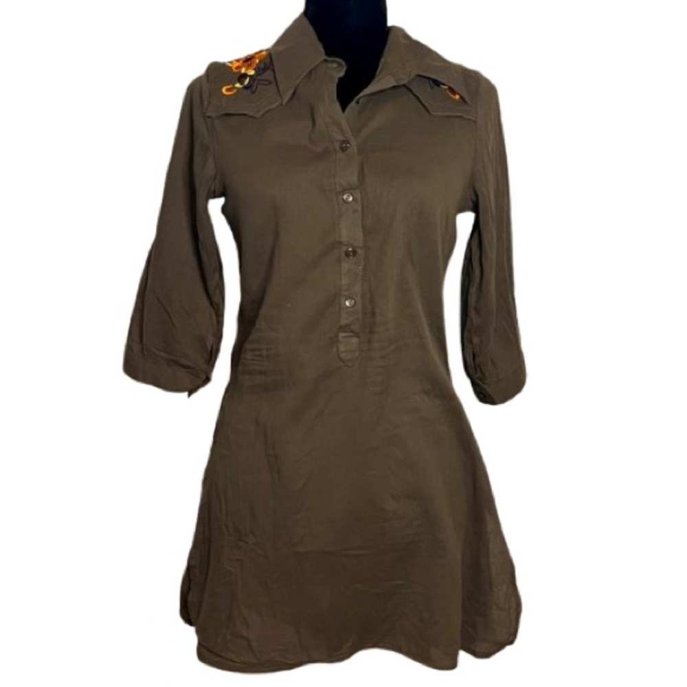 Toi et Moi Tunic with Embroidered Accents